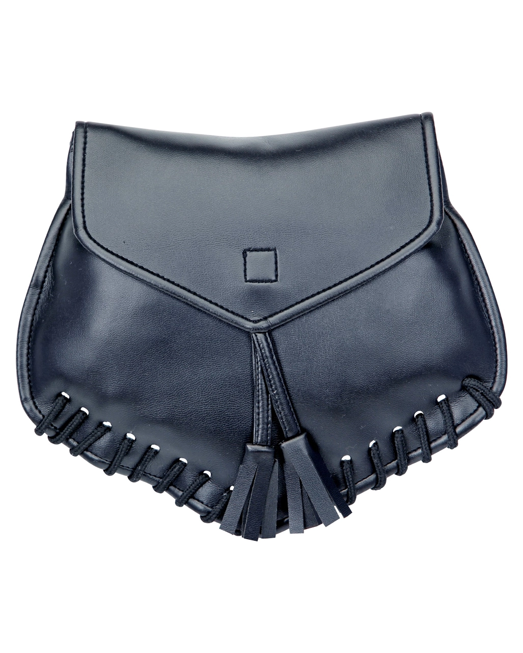 Gürteltasche Aus Kunstleder Schwarz – Bild 2