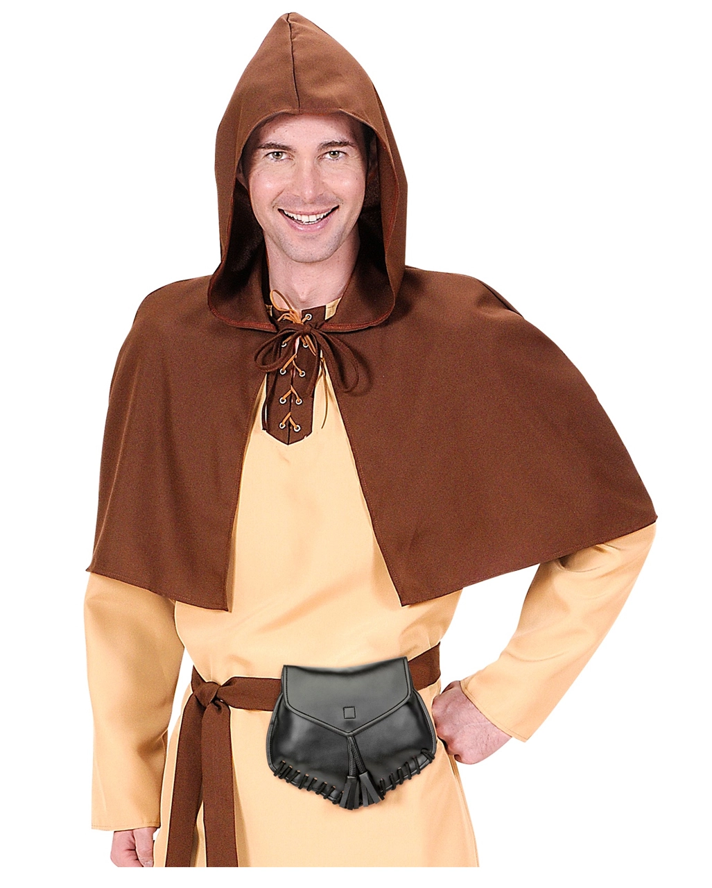 Gürteltasche Aus Kunstleder Schwarz