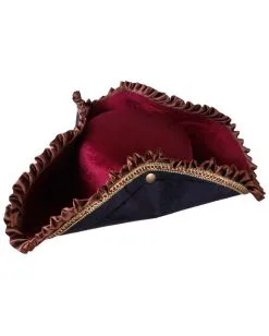 Romantischer Piraten Dreispitz Mit Ruffel Borte