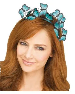 Türkiser Schmetterlings Haarreifen