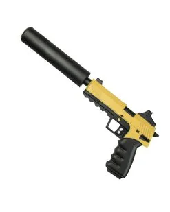 Glock Mit Schalldämpfer Spielzeugwaffe Aus Hart Schaumstoff