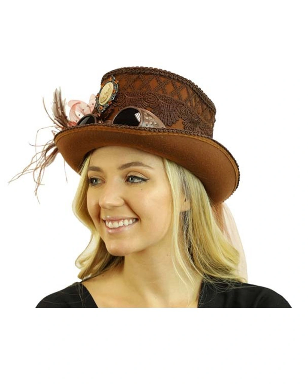 Steampunk Damenhut Viviette – Bild 2
